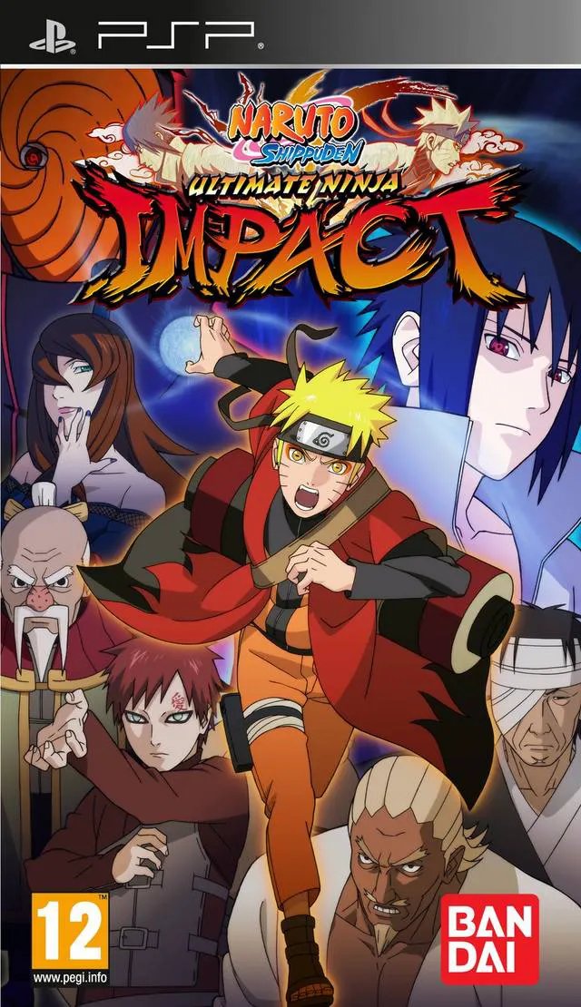Game | Sony PSP | Naruto Shippuden: Ultimate Ninja Impact Physical Video Games Game Sony