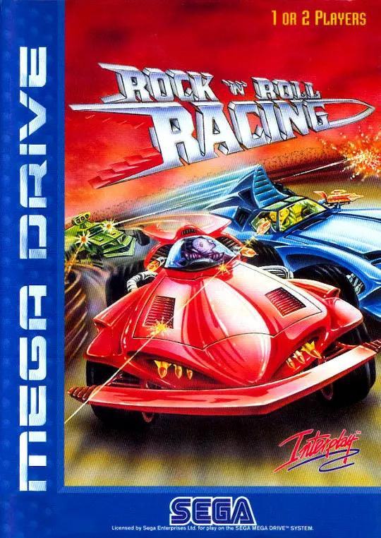 Game | Sega Mega Drive | Rock 'N Roll Racing Physical Video Games Game Sega