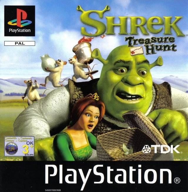 Game | Sony PlayStation PS1 | Shrek Treasure Hunt