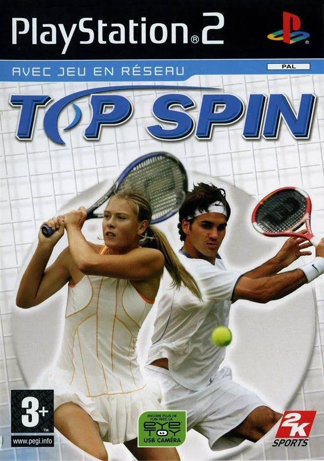 Game | Sony PlayStation PS2 | Top Spin Physical Video Games Game Sony
