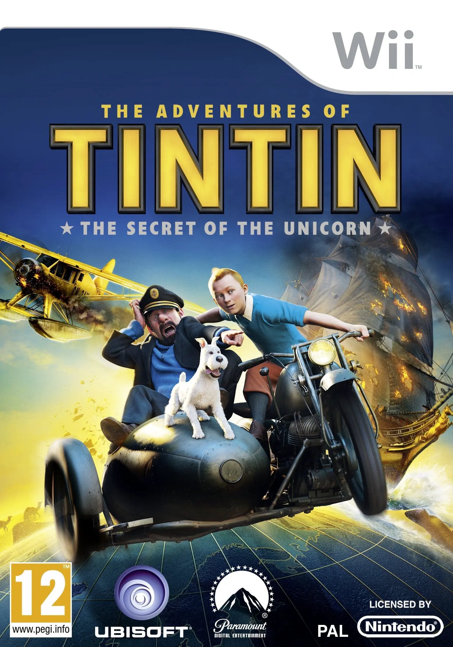 Game | Nintendo Wii | Adventures Of Tintin: The Secret Of The Unicorn Physical Video Games Game Nintendo