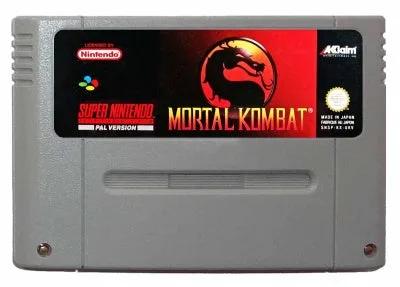 Game | Super Nintendo SNES | Mortal Kombat Physical Video Games Game Nintendo