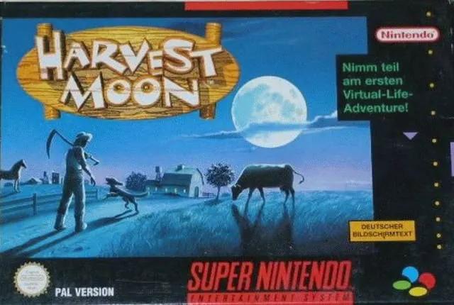 Game | Super Nintendo SNES | Harvest Moon Physical Video Games Game Nintendo