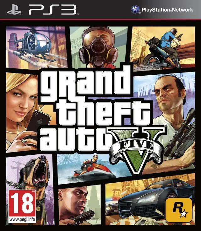 Game | Sony PlayStation PS3 | Grand Theft Auto GTA V Physical Video Games Game Sony