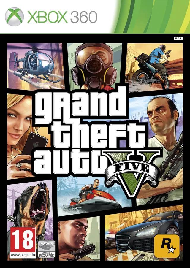 Game | Xbox 360 | GTA Grand Theft Auto V Physical Video Games Game Microsoft