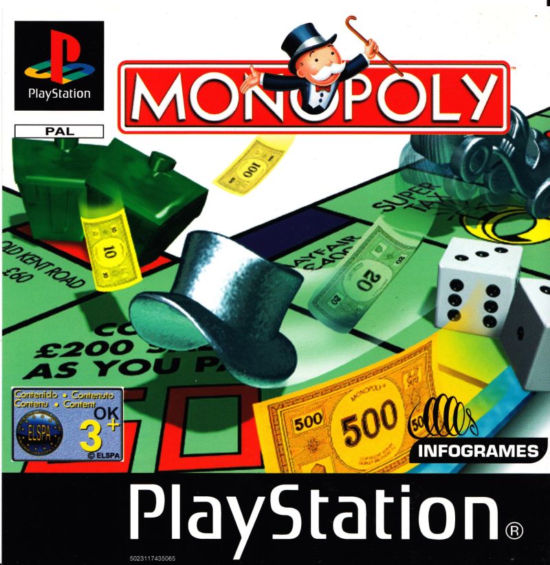 Game | Sony PlayStation PS1 | Monopoly