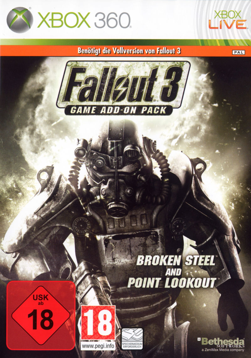 Game | Microsoft Xbox 360 | Fallout 3 Add-On Broken Steel And Point Lookout