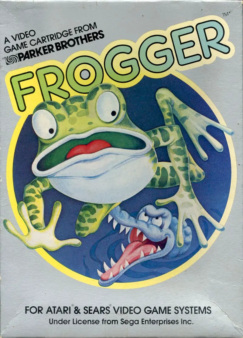 Game | Atari 2600 | The Official Frogger By Sega Physical Video Games Game Atari
