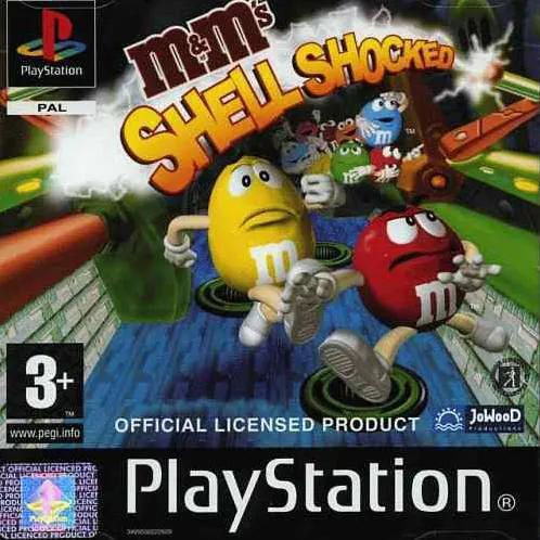 Game | Sony PlayStation PS1 | M&M's Shell Shocked Physical Video Games Game Sony