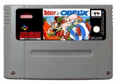 Game | Super Nintendo SNES | Asterix & Obelix Physical Video Games Game Nintendo