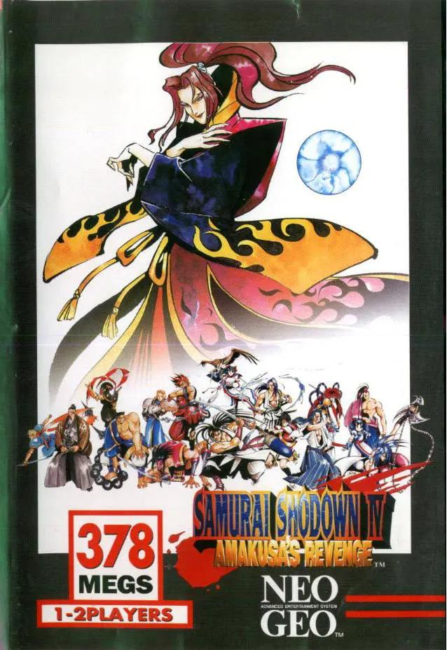 Game | SNK Neo Geo AES | Samurai Shodown IV NGH-222 Physical Video Games Game SNK