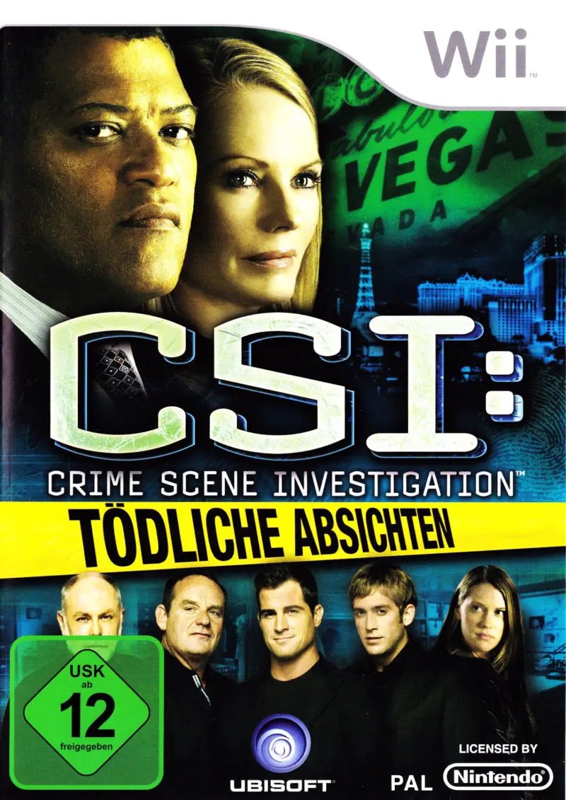 Game | Nintendo Wii | CSI: Crime Scene Investigation: Deadly Intent Physical Video Games Game Nintendo