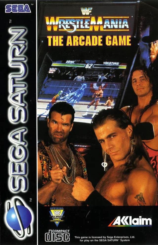Game | Sega Saturn | WWF WrestleMania: The Arcade Game Physical Video Games Game Sega
