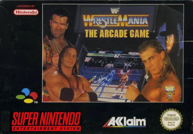 Game | Super Nintendo SNES | WWF Wrestlemania Arcade Game Physical Video Games Game Nintendo