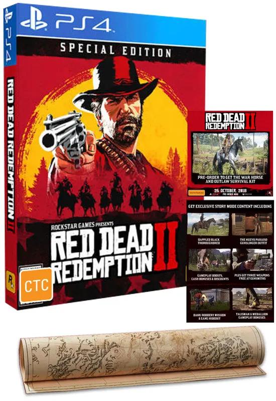 Game | Sony PlayStation 4 | PS4 Red Dead Redemption 2 Special Edition Physical Video Games Game Sony