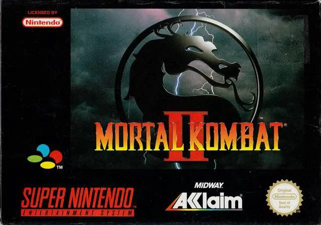 Game | Super Nintendo SNES | Mortal Kombat II Physical Video Games Game Nintendo