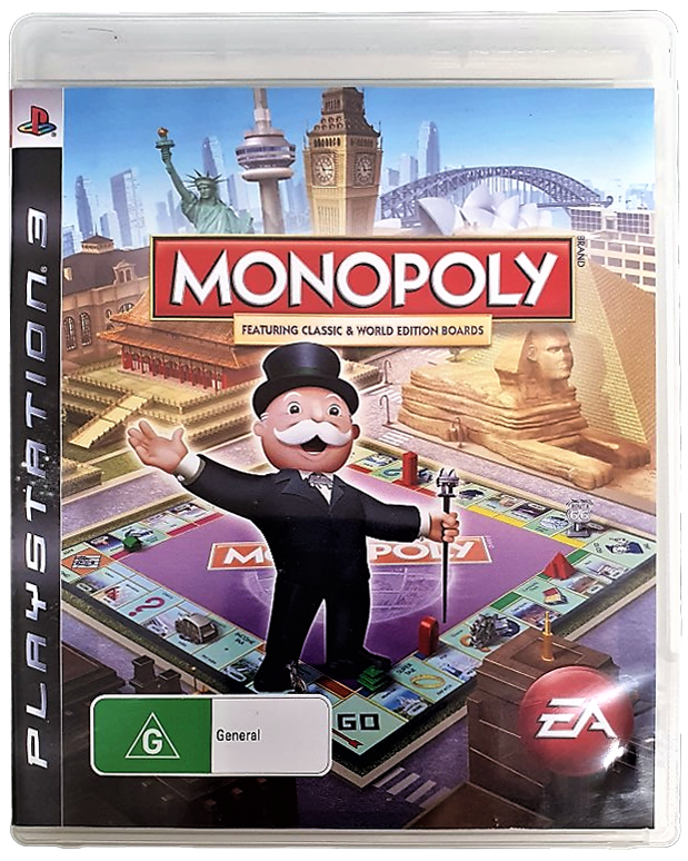 Game | Sony PlayStation PS3 | Monopoly Physical Video Games Game Sony