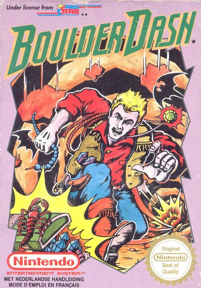 Game | Nintendo NES | Boulder Dash Physical Video Games Game Nintendo