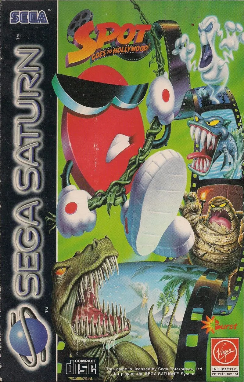 Game | Sega Saturn | Spot Goes To Hollywood Physical Video Games Game Sega
