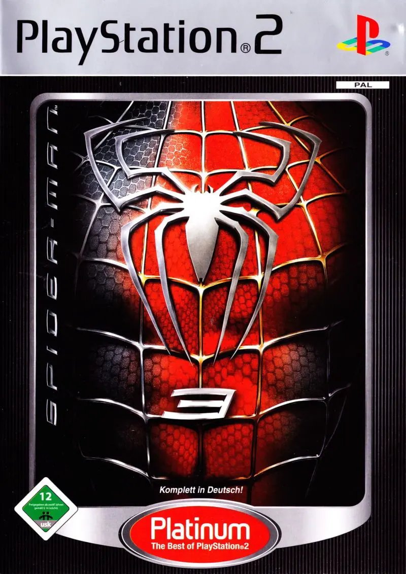 Game | Sony PlayStation PS2 | Spiderman 3 (Platinum) Physical Video Games Game Sony