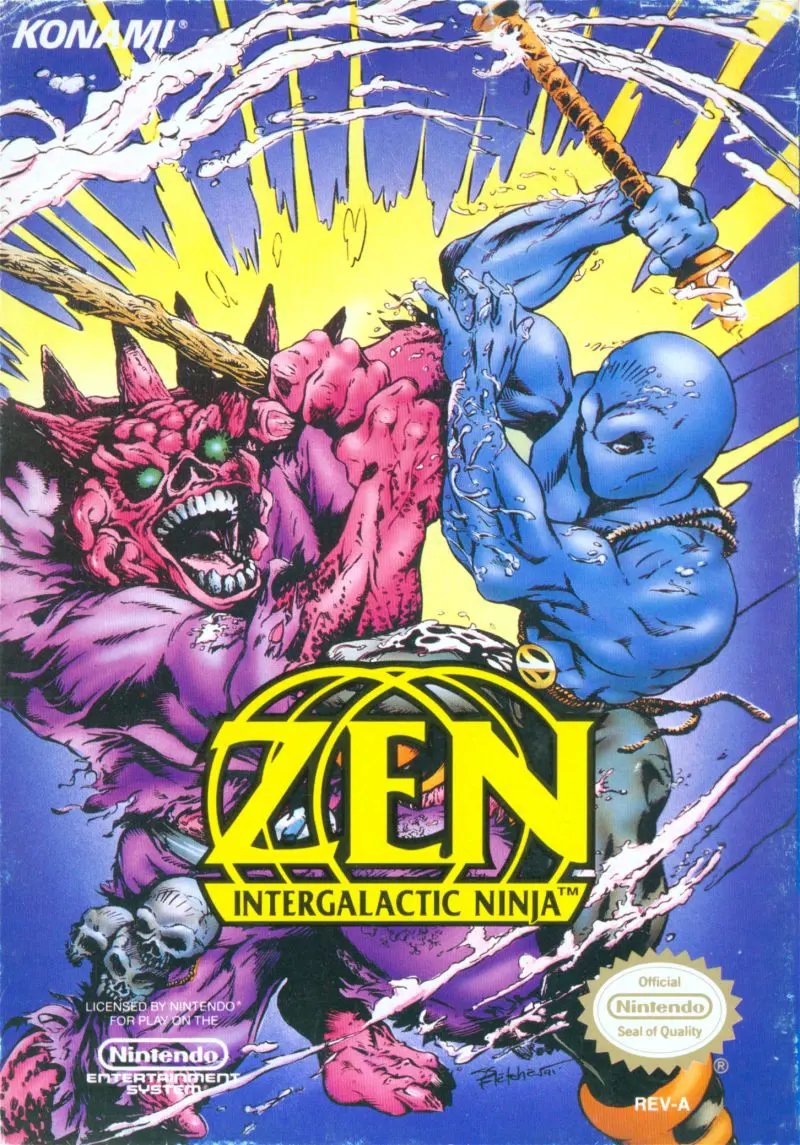 Game | Nintendo NES | Zen Intergalactic Ninja Physical Video Games Game Nintendo