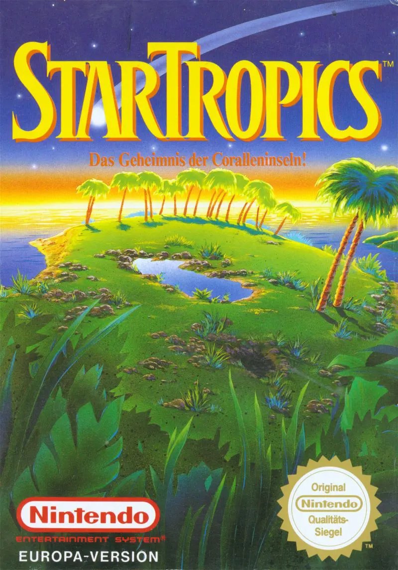 Game | Nintendo NES | Star Tropics Physical Video Games Game Nintendo
