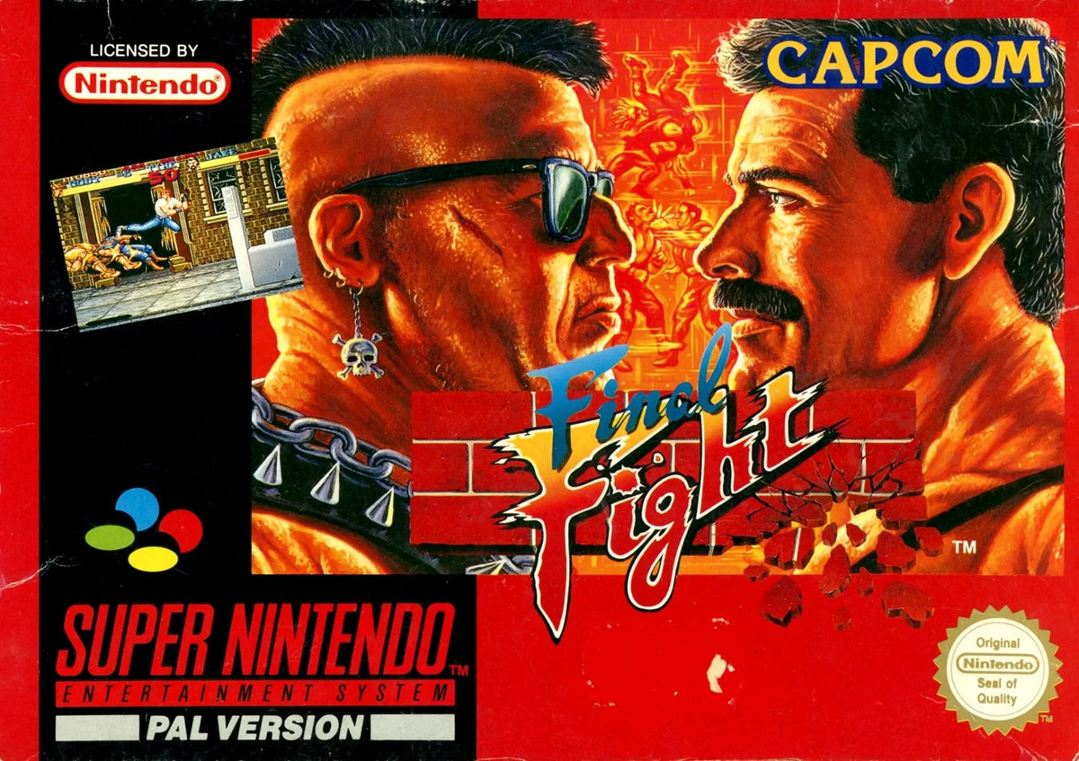 Game | Super Nintendo SNES | Final Fight Physical Video Games Game Nintendo