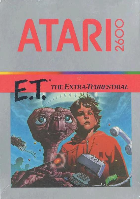 Game | Atari 2600 | ET The Extra Terrestrial Physical Video Games Game Atari