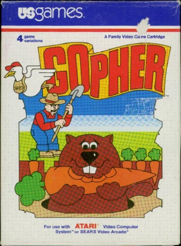 Game | Atari 2600 | Gopher Physical Video Games Game Atari