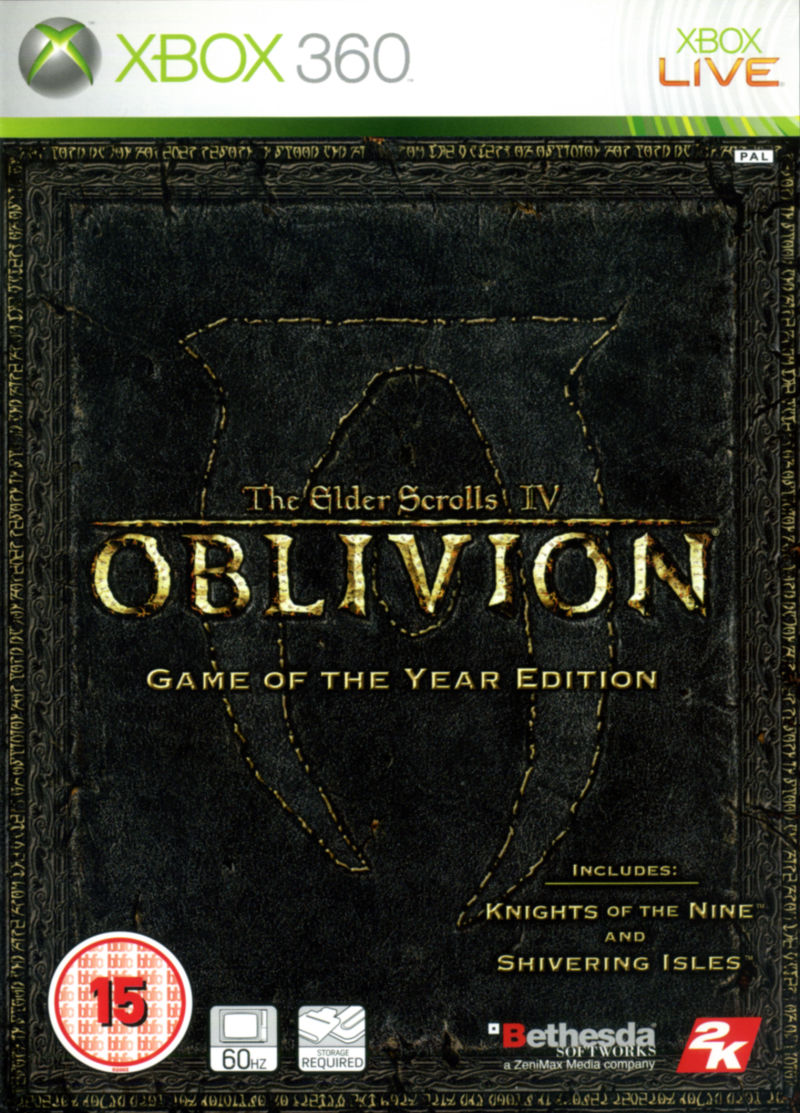 Game | Microsoft Xbox 360 | Elder Scrolls IV: Oblivion (Game Of The Year Edition)
