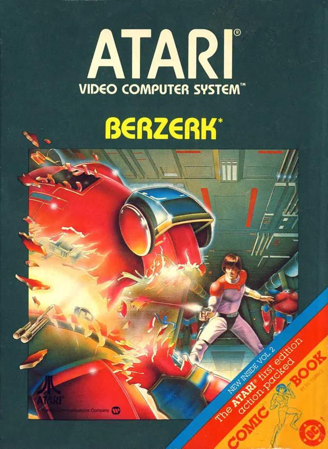 Game | Atari 2600 | Berzerk Physical Video Games Game Atari