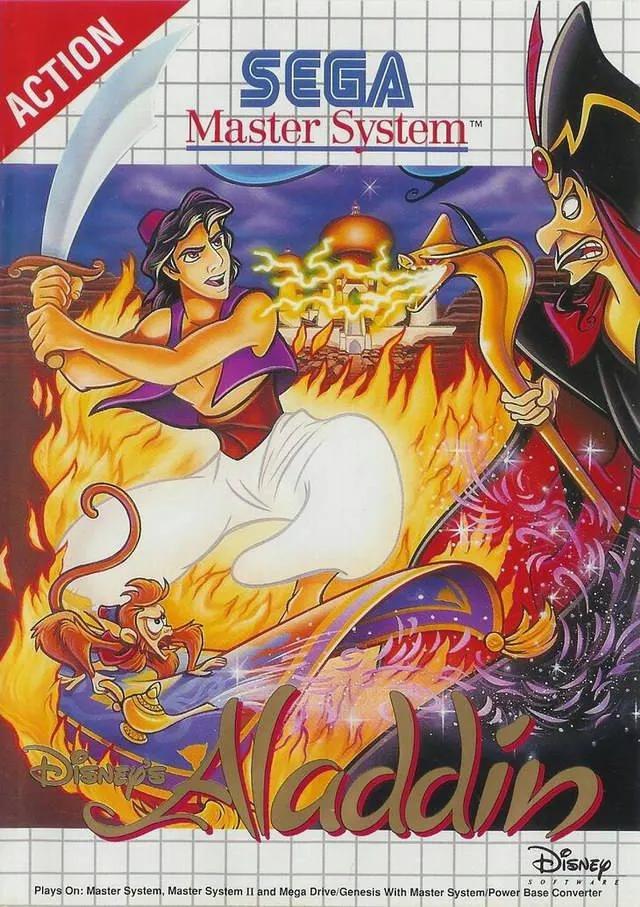 Game | Sega Master System | Aladdin Physical Video Games Game Sega