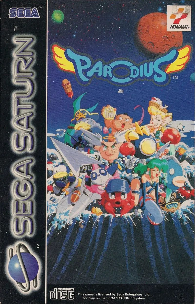 Game | Sega Saturn | Parodius Physical Video Games Game Sega