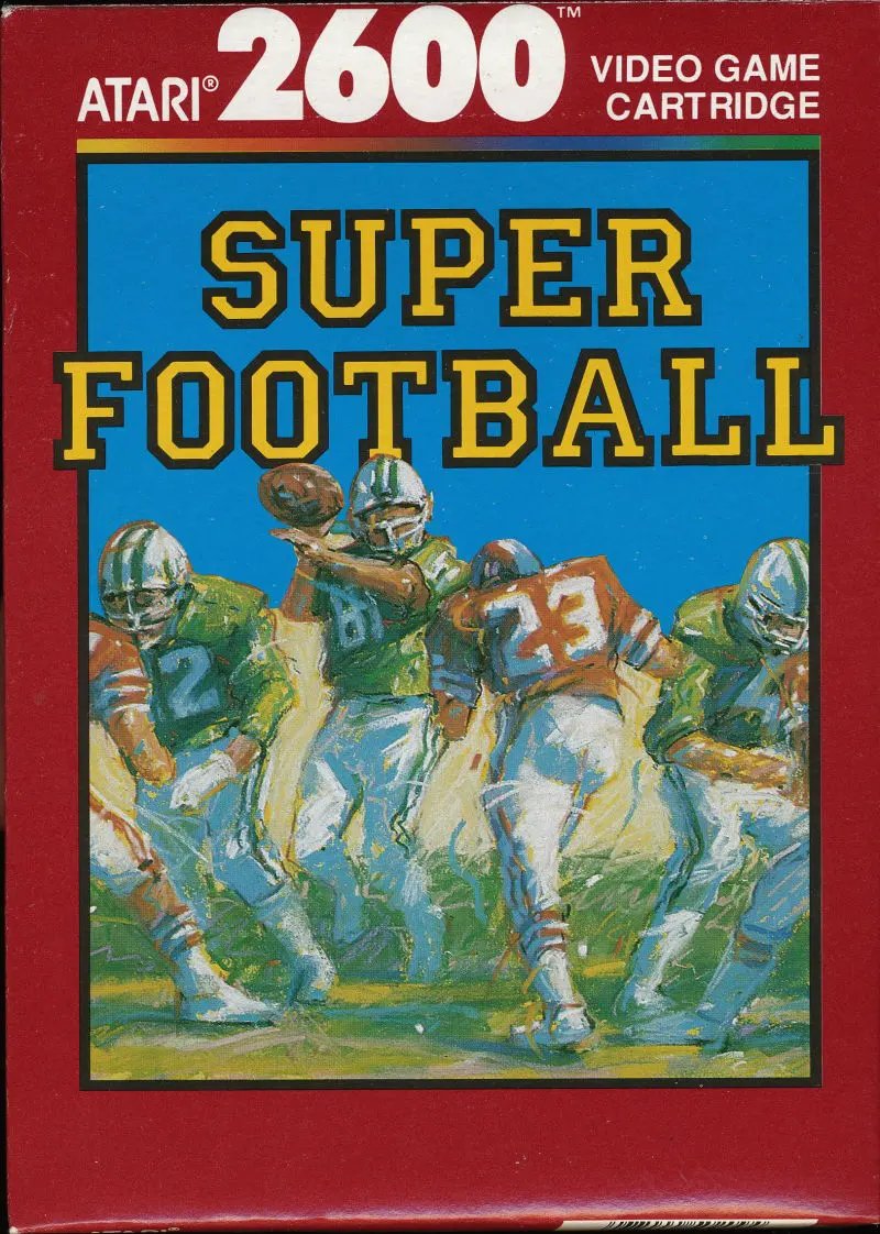 Game | Atari 2600 | Super Football Physical Video Games Game Atari