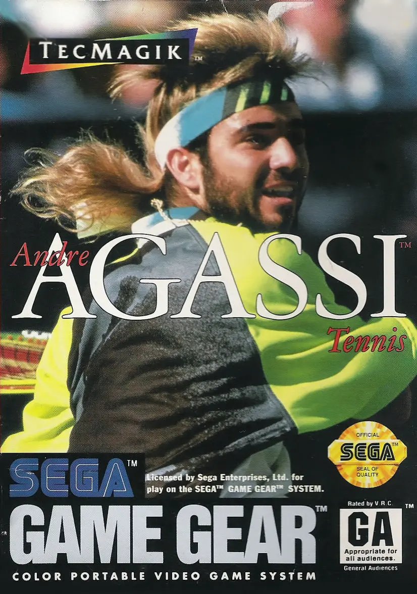 Game | Sega Game Gear | Andre Agassi Tennis Physical Video Games Game Sega