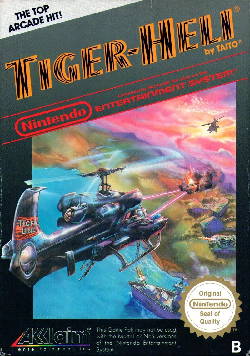 Game | Nintendo NES | Tiger-Heli Physical Video Games Game Nintendo