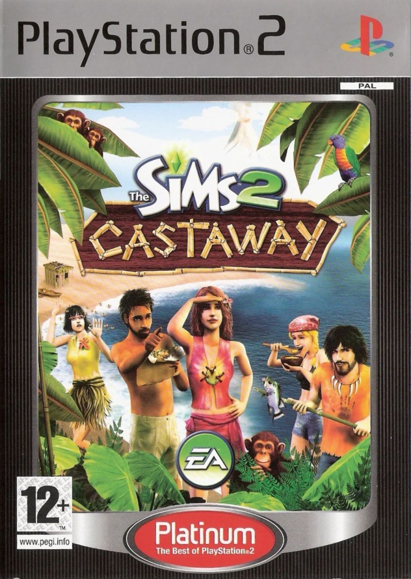 Game | Sony PlayStation PS2 | The Sims 2: Castaway (Platinum)