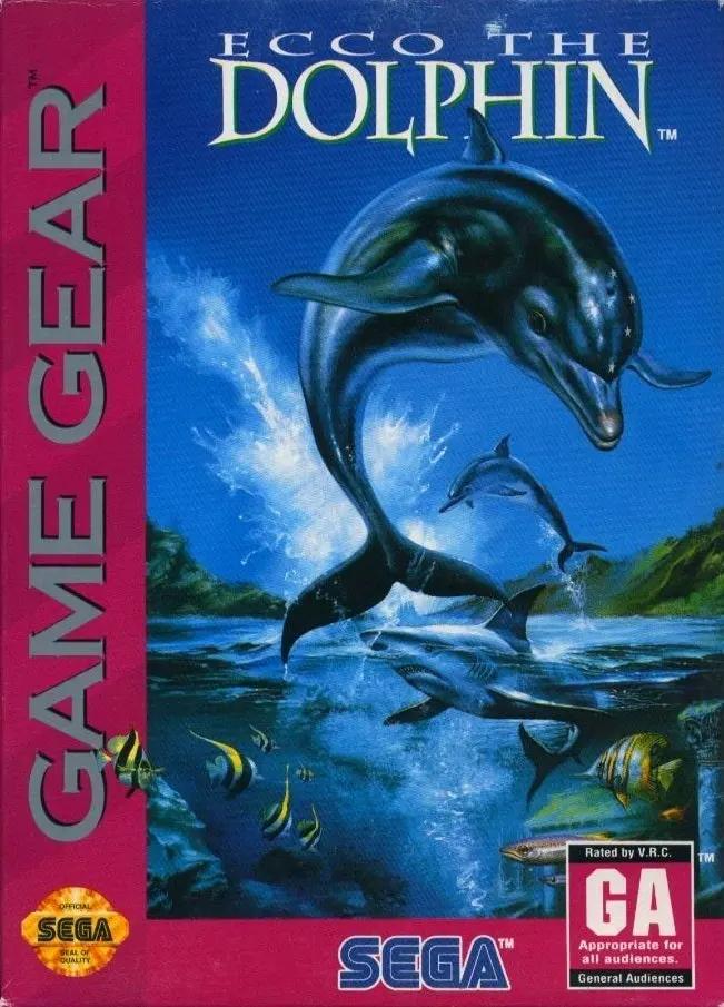 Game | Sega Game Gear | Ecco The Dolphin Physical Video Games Game Sega