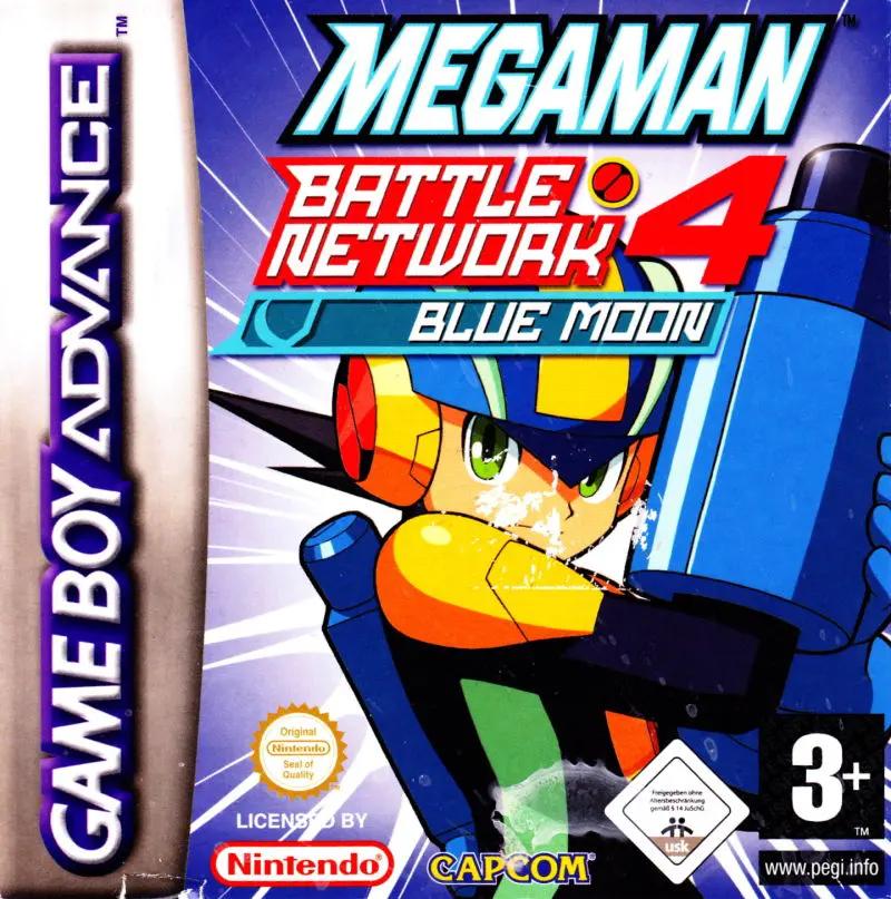 Game | Nintendo Game Boy Advance GBA | Mega Man Battle Network 4: Blue Moon Physical Video Games Game Nintendo
