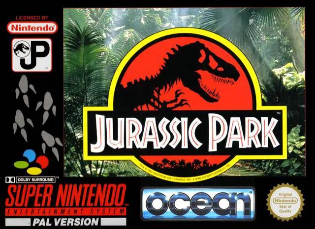 Game | Super Nintendo SNES | Jurassic Park Physical Video Games Game Nintendo