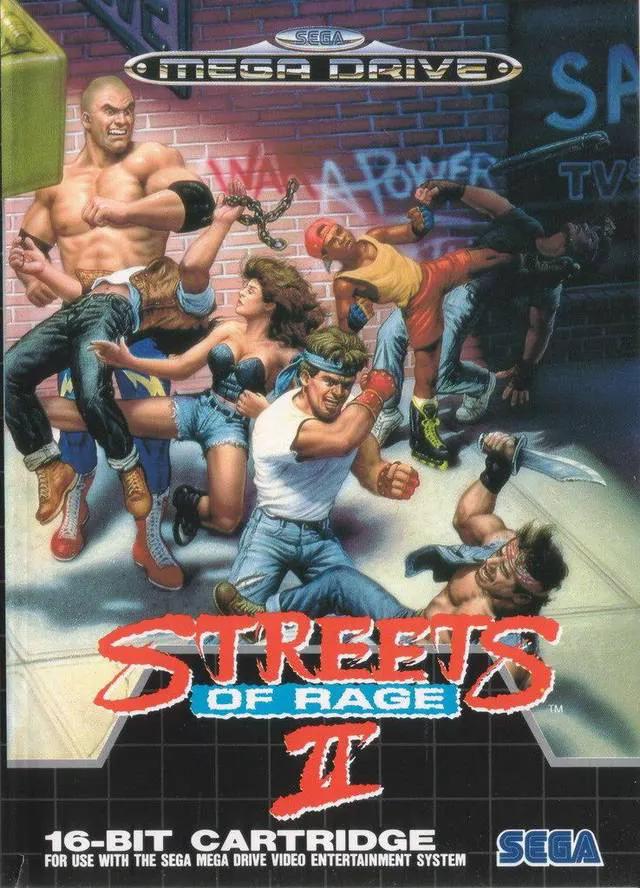 Game | Sega Mega Drive | Streets Of Rage 2 Physical Video Games Game Sega