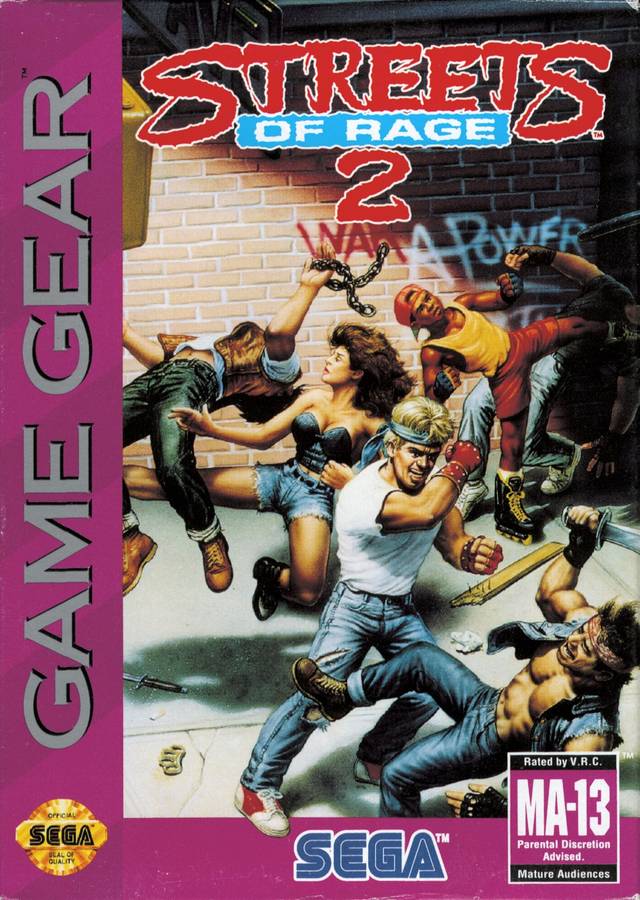 Game | Sega Game Gear | Streets Of Rage 2 II