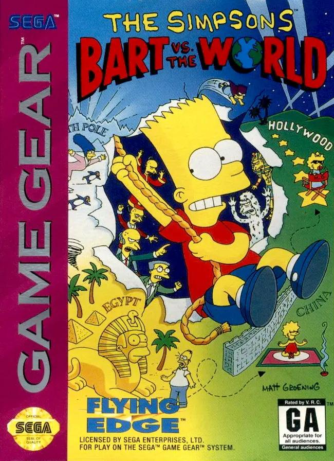 Game | Sega Game Gear | The Simpsons Bart Vs The World Physical Video Games Game Sega