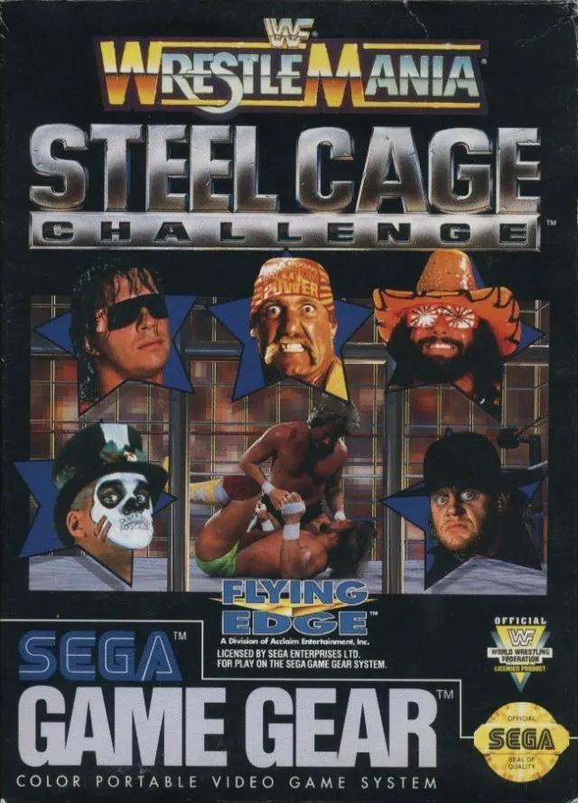 Game | Sega Game Gear | WWF WrestleMania: Steel Cage Challenge Physical Video Games Game Sega