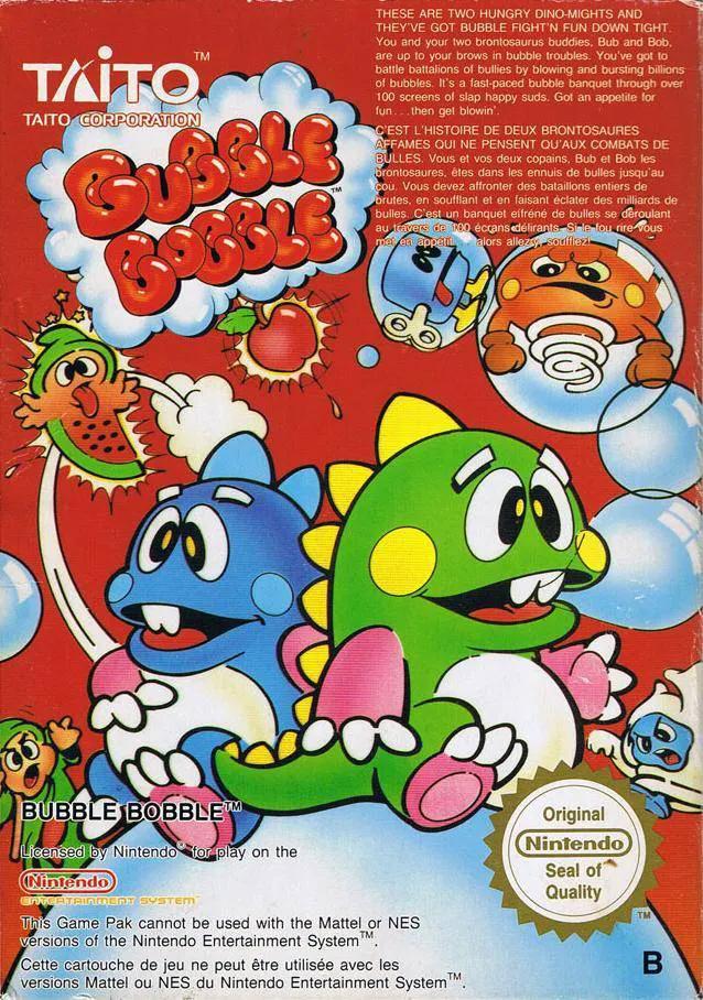 Game | Nintendo NES | Bubble Bobble Physical Video Games Game Nintendo