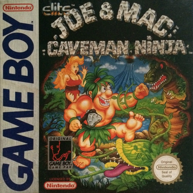 Game | Nintendo Game Boy GB | Joe & Mac: Caveman Ninja