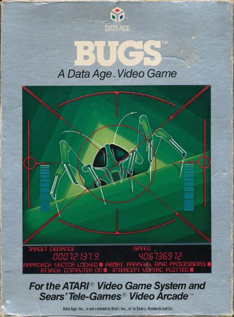Game | Atari 2600 | Bugs Physical Video Games Game Atari