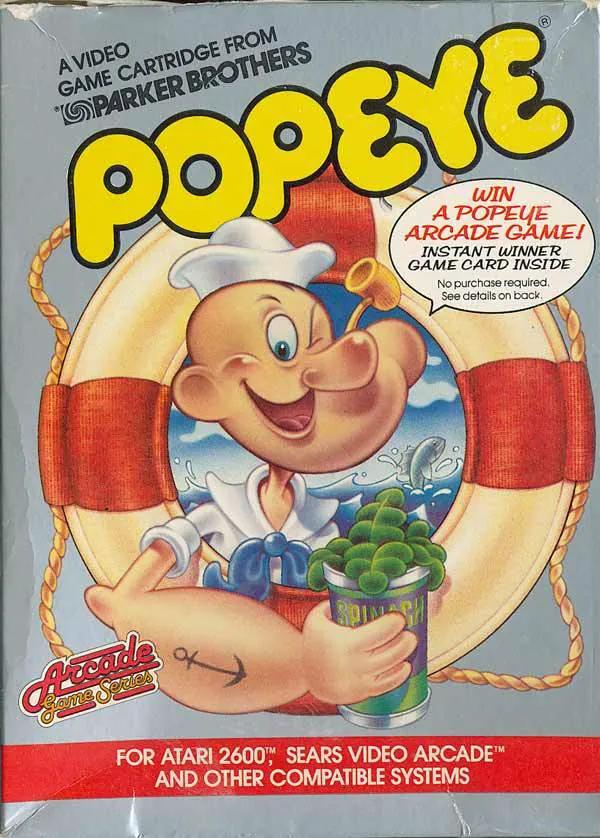 Game | Atari 2600 | Popeye Physical Video Games Game Atari