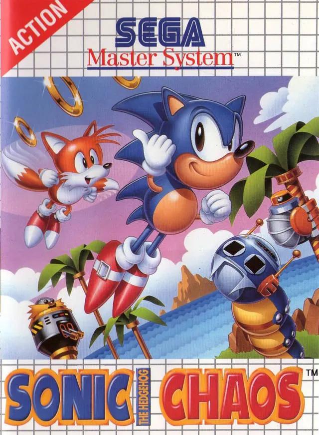 Game | Sega Master System | Sonic Chaos Physical Video Games Game Sega