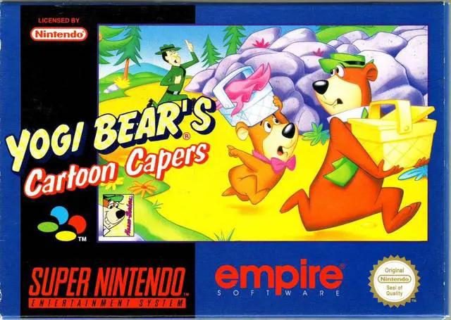 Game | Super Nintendo SNES | Yogi Bear's Cartoon Caper Physical Video Games Game Nintendo